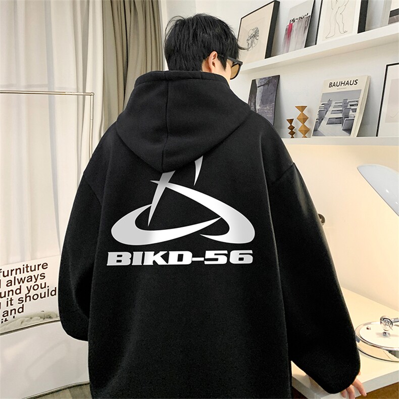 抖音得物供货可提供视频秋冬重磅美式宽松连帽卫衣DL1921,男装卫衣,电商A486