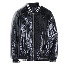社会风20亮面螺口压花棉衣上衣B297-2012-P130控168，男装棉衣，电商B297