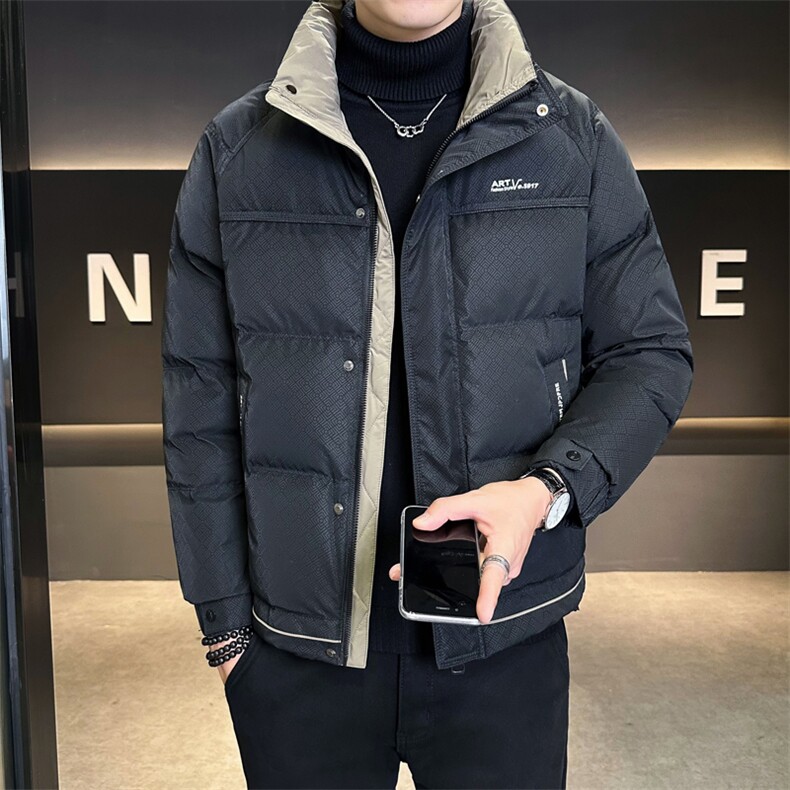 轻薄羽绒服男冬季2025新款立领加厚保暖外套C317-Y8581-P160,男装羽绒服,电商C317