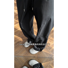 2026春季新款内景斜切拉链微喇长裤M-5XLHK26012-特P20，男装休闲裤，电商A022