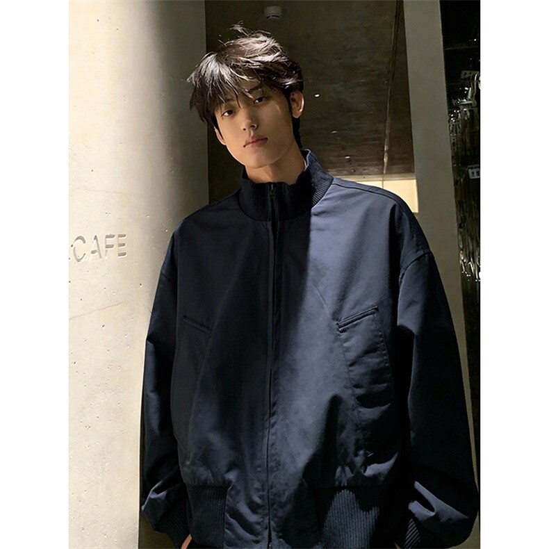 现货10W件2026春季宽松休闲高街机车夹克男宽松外套J5232特P35,男装夹克,电商A001