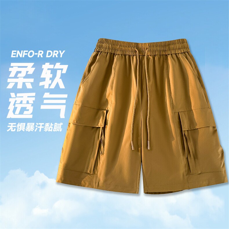 抖音品质短裤男士新款夏季速干美式工装A146-GY503特p35量大优,男装牛仔裤,HDA146