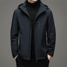 2023秋冬季新款羽绒服男士短款连帽保暖休闲外套SNNYR86030-P225图片
