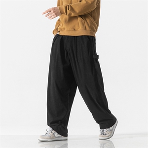 冬新款日系cityboy大码灯芯绒长裤休闲宽松多口袋廓形裤 D531/P65图片