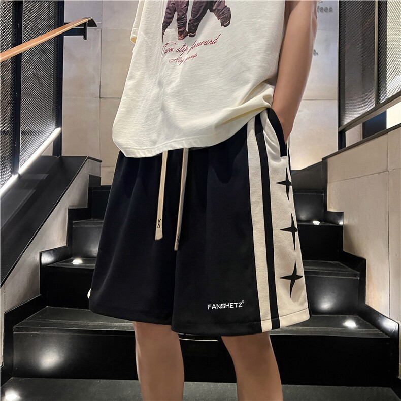 260g重磅菠萝格短裤大码休闲五分裤 M-5XL FSDK07 P38控58图片