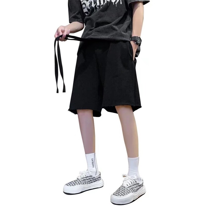 夏季新款男宽松型气质青春流行潮流五分裤休闲裤潮运动裤时尚潮牌,男装休闲裤,星座601-2