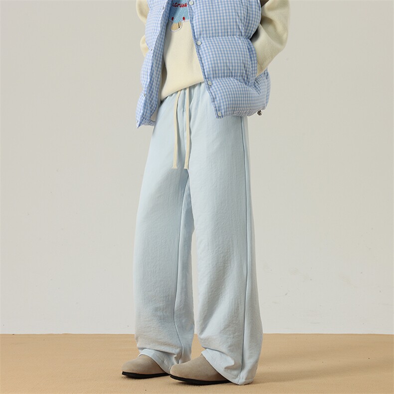 16纯色奶芙夹棉裤男女冬季加棉裤子潮XZ211-1-K2475-P65，男装棉裤，星座211-1