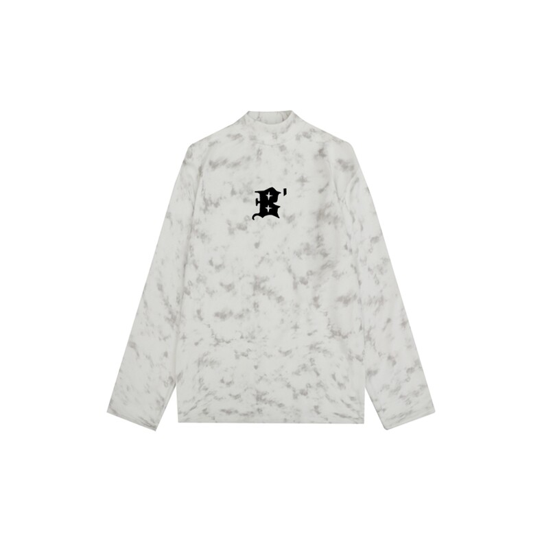 260克重磅扎染德绒半高领打底衫【有货】HD019-DR25380RB-P25,男装T恤,电商019-1