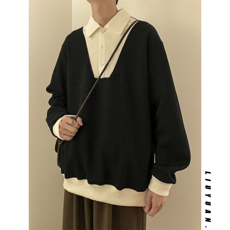 卫衣男痞子帅气韩版潮流拼色2024冬季新款ins宽松外套W4425-P37,男装卫衣,星座412-2