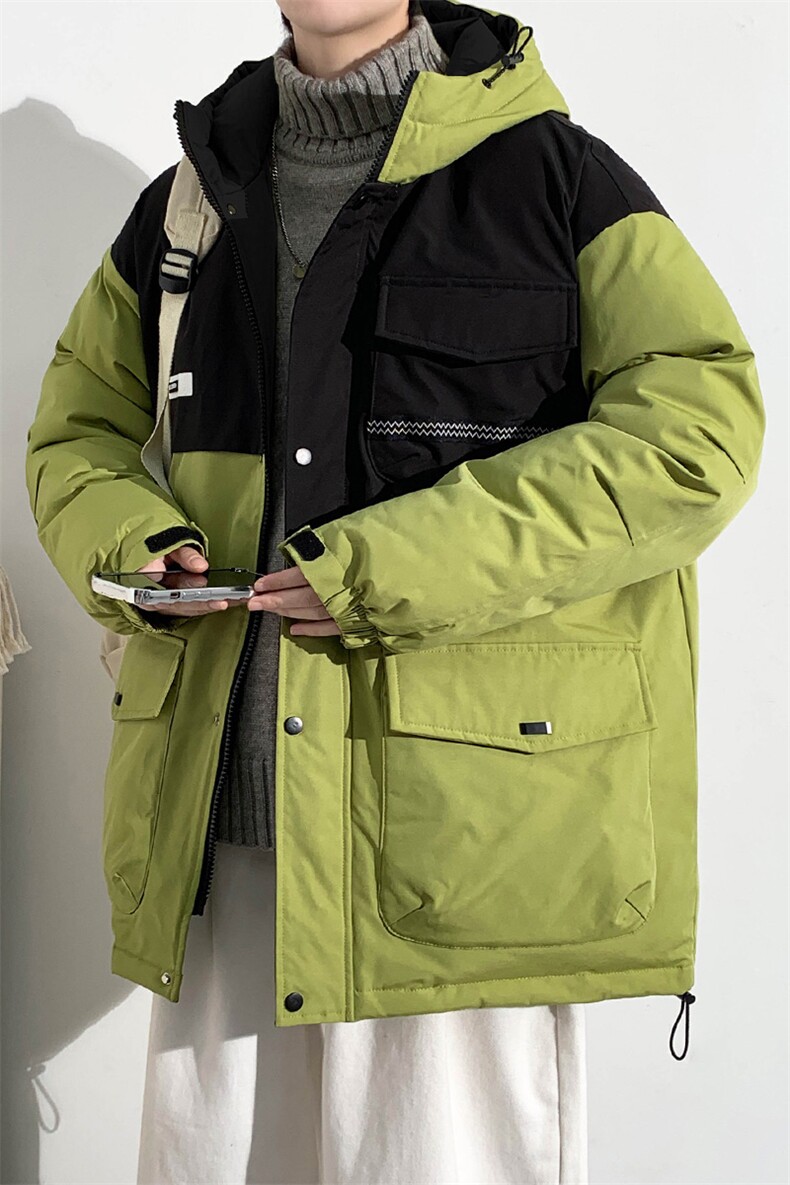 冬上新加棉保暖棉服潮青少年连帽棉衣外套男女8323-P125控价168,男装棉衣,电商A441-1