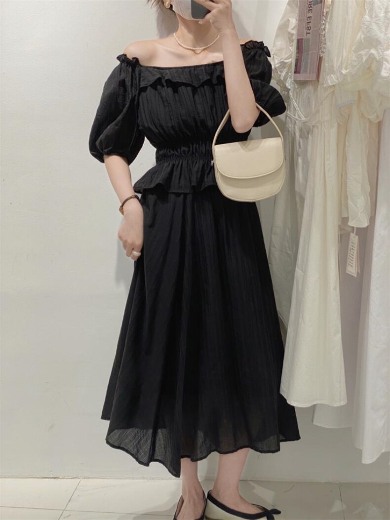 韩系半裙两件套，女装半身裙，驿谷