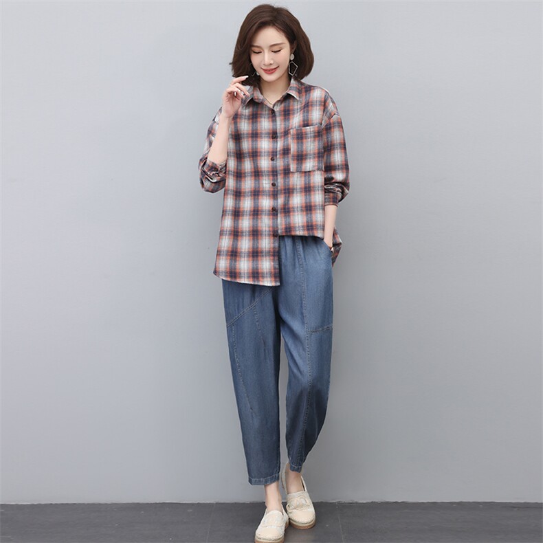 时尚套装女2023新款春季小个子轻熟中年妈妈休闲春款两件套,女装套装/套裙,忆绮罗