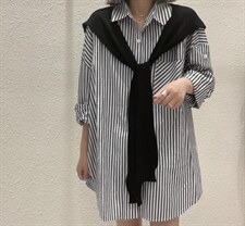 秋季新款衬衣毛衣，女装针织衫/毛衣，维密·MJ