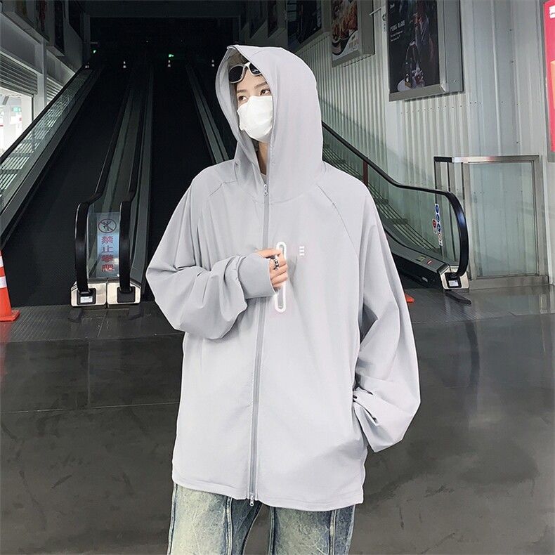 轻透气男女宽松连帽防晒服可遮脸一体皮肤衣钓鱼服外套F1-p40图片