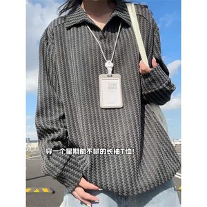 XZ809A/SYR01/特P29/控58 雪尼尔小香风设计感polo衫长袖T恤卫衣图片