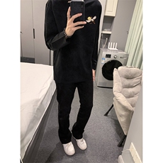 现货已做版权秋冬打底潮仙鹤宽松纯棉长袖男WY20-P30控48，男装卫衣，星座205-5