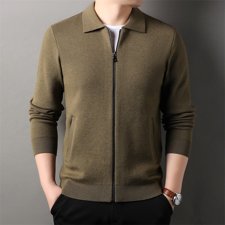 HPN-A32413秋季新款男士长袖开衫青年休闲外套服装图片