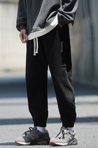 高品质秋季新款运动裤男束脚宽松卫裤潮流休闲长裤篮球裤子图片