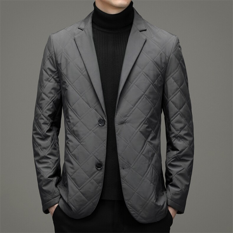 2023秋冬新款中青年男士棉衣西服领商务休闲外套SNNMF20232-P185,男装棉衣,电商B212（原钱塘6029）