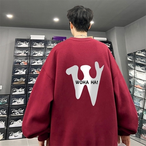 ！ 圆领卫衣港风长袖T恤男外套男WY126-P28图片