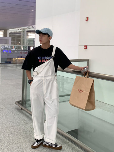 【2025春夏】背带裤男直筒工装裤长裤吊带连体裤女，男装工装外套，星座112A