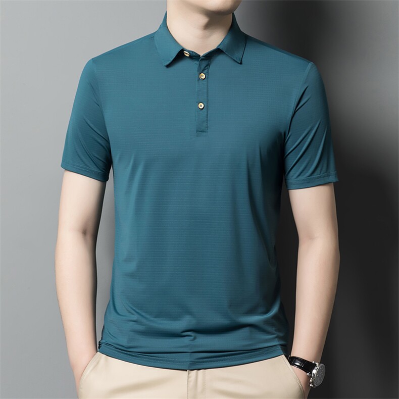 青年男士休闲纯色短袖t恤男上衣夏季免烫半袖衫Polo衫ZL8062-P57,男装Polo衫,星座1105-3