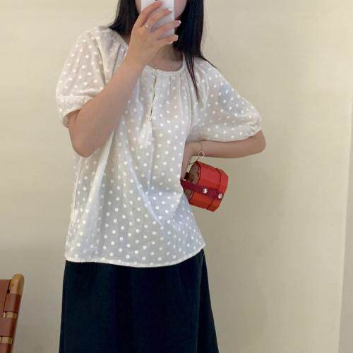 夏季新款韩系百搭纯色上衣，女装，Here Bella(5F)