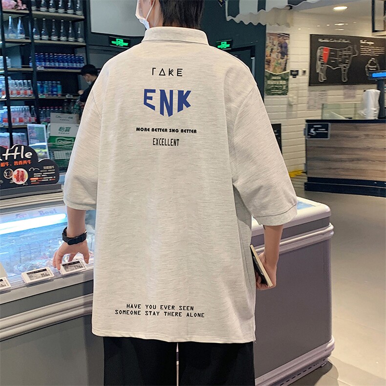 PL57120-P35翻领短袖polo衫男大码胖子半袖t恤男有领保罗衫模特,男装Polo衫,电商A040