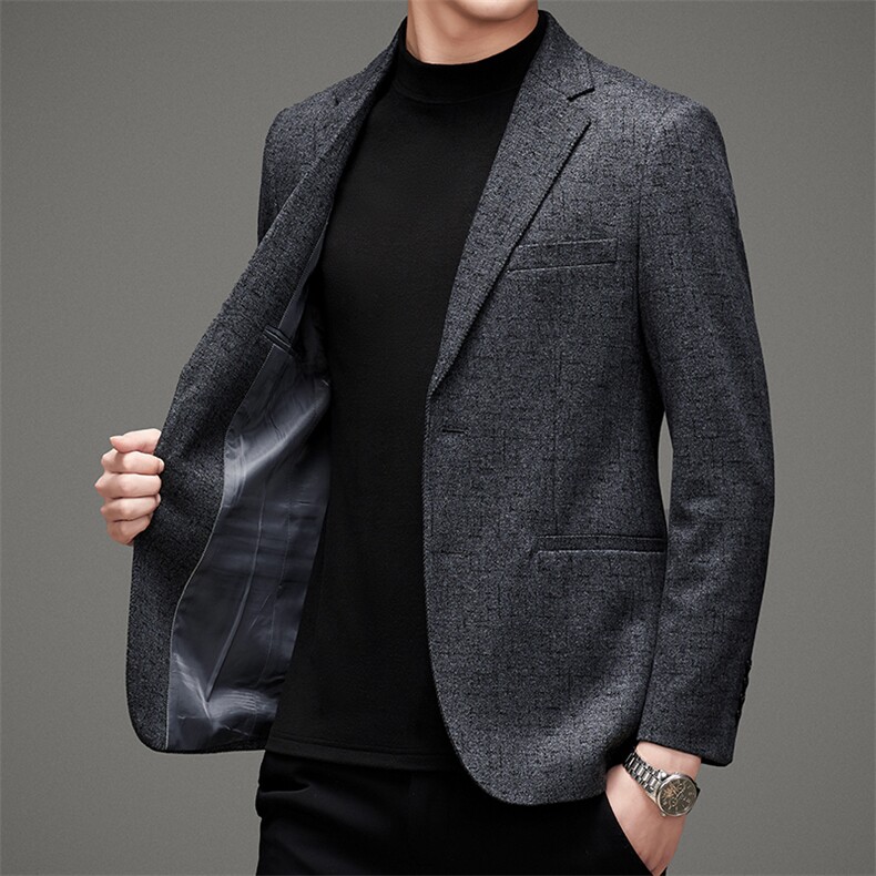 D2515男式2023春季新款便西男韩版西装外套商务休闲西服男装P190,男装西服,电商B360
