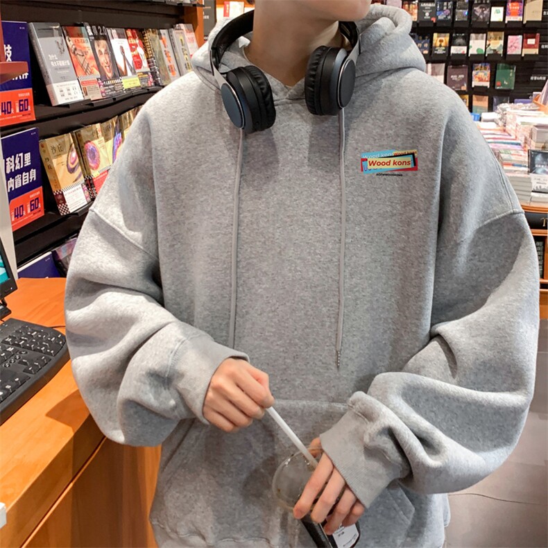 ！连帽圆领卫衣男装港风帽衫男LM191-P35,男装卫衣,电商B367