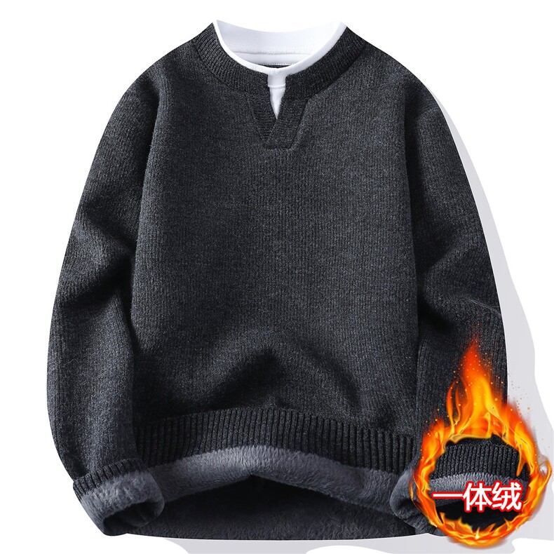 8849-P622025年秋冬新款休闲毛衣男士时尚长袖宽松针织衫上衣,男装针织衫/毛衣,电商A113