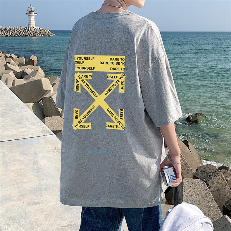 DX17127-P20纯棉短袖t恤男大码半袖打底衫宽松体恤衫港风,男装T恤,电商A040