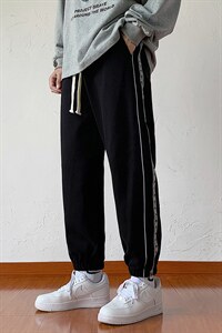 高品质秋季新款运动裤男束脚宽松卫裤潮流休闲长裤篮球裤子图片