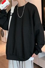 2021新款提花卫衣纯色韩版潮流宽松ins百搭休闲外套W1763-P33，男装卫衣，星座512-4