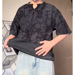 现货  扎染V领短袖T恤 TX55 P25图片