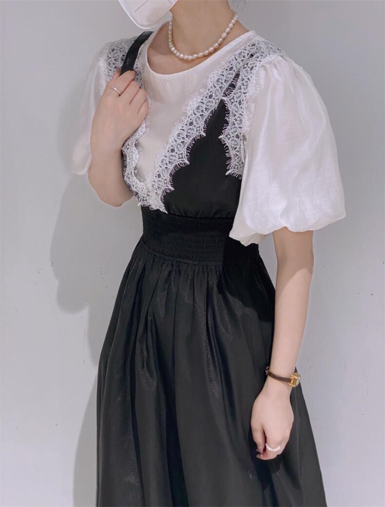 小衫?背心裙两件套，女装背心吊带，驿谷