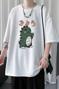 HT73037-P22 华夫格t恤男短袖男大码五分袖  短句风图片