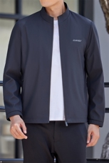 B-N9719男士2024年秋季新款长袖中老年爸爸装外套立领夹克外套，男装夹克，电商B360