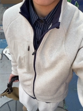针织拉链夹克外套1302-GS10-P78成分100聚酯纤维，男装夹克，星座1302