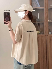 2025薄款宽松型休闲短款长袖开衫，女装衬衫，洛丽兰可