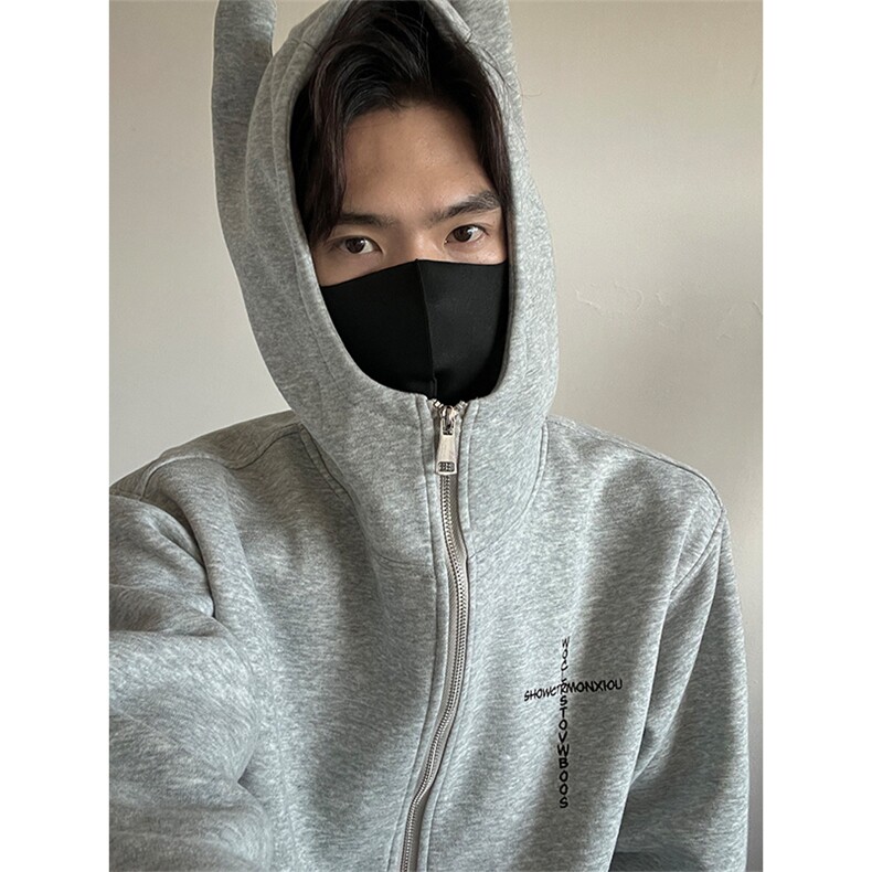 重磅水洗做旧连帽小恶魔卫衣男女cp197-特p80,男装卫衣,电商B371