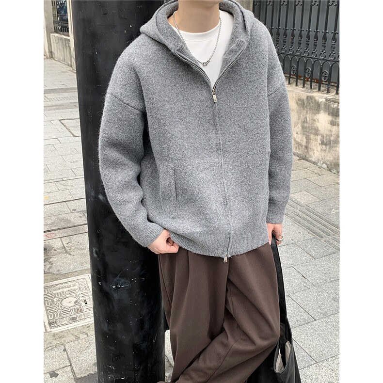 MY05重磅加厚开衫毛衣外套P135，男装针织衫/毛衣，星座702(原615)