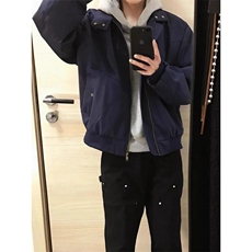 美式高街结构立领飞行夹克棒球服男款痞帅短款外套JHT14，男装夹克，星座1116A（原606A-3）