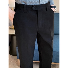 男士冬季休闲裤高端修身商务羊毛西装裤，男装西服套装，星座1210-1