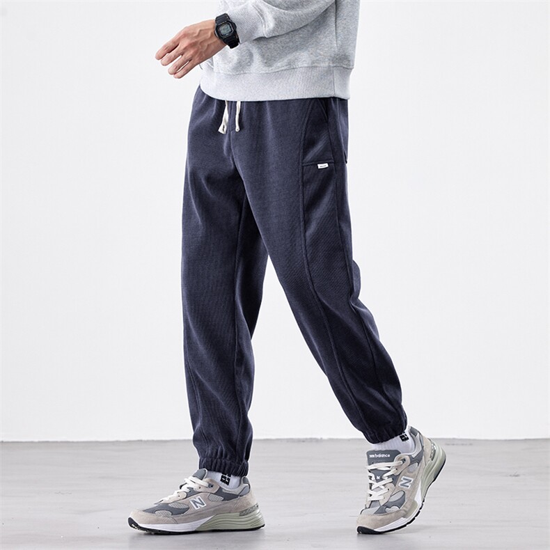 秋冬博奥绒休闲裤男小码男装潮男青年灯芯绒裤子束脚裤K266-P35,男装休闲裤,星座610（原A335）