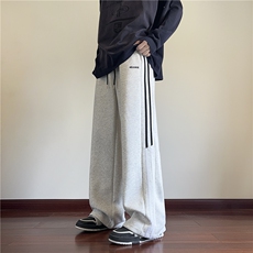 秋季新款潮流条纹设计宽松运动休闲卫裤B315-K24282-特p40控78，男装休闲裤，电商B315