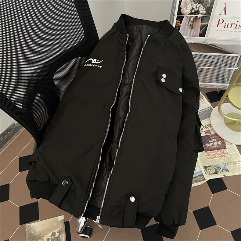 美式高街休闲飞行员夹克棉衣潮流外套棉服M0655-P80,男装棉衣,星座308B-1