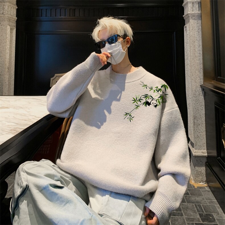 高质量！秋冬季半高领毛衣男加绒加厚线衣男针织衫男MY215-特p38,男装针织衫/毛衣,电商B367