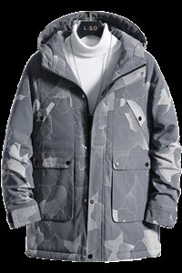 男士休闲连帽加厚保暖棉衣外套棉服棉袄冬季防寒开衫男装M993P75图片