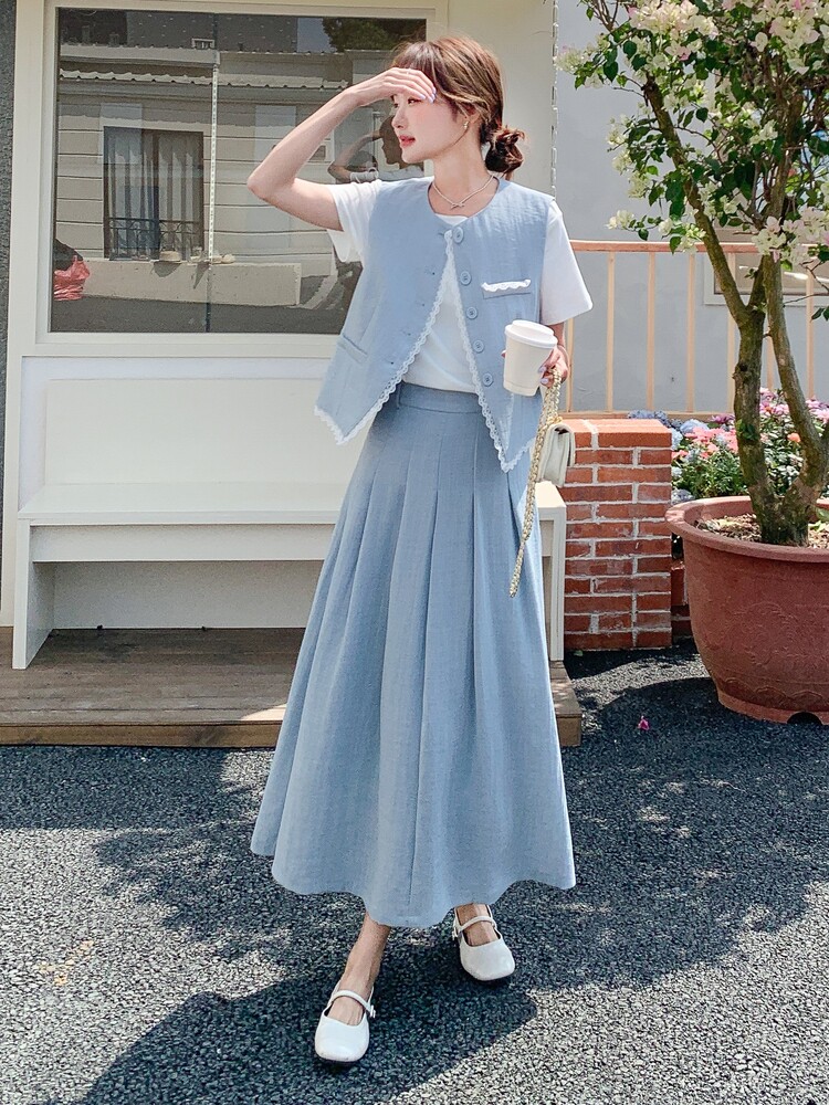 时尚套装女2025夏季新款女装三件套,女装套装/套裙,慧尚依恋